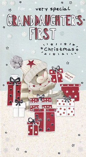 Picture of SPECIAL GRANDDAUGHTERS FIRST CHRISTMAS CARD